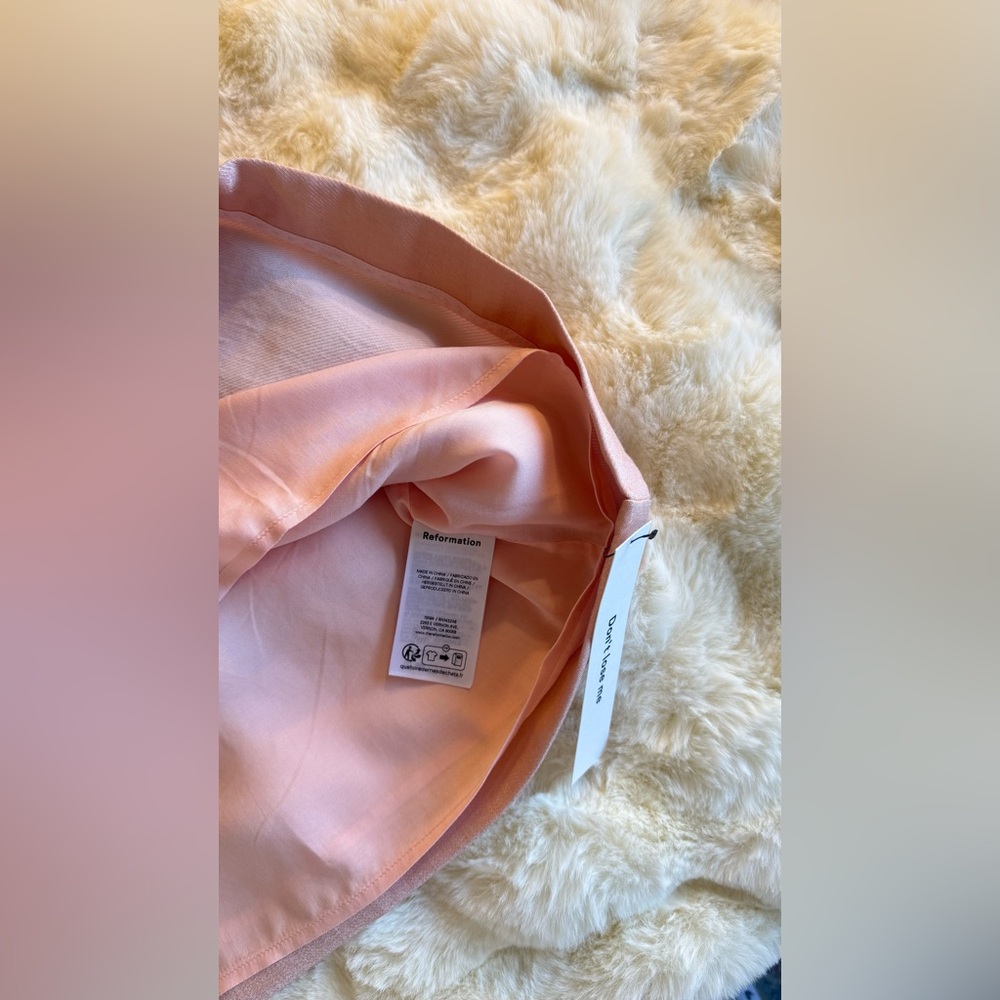 Reformation Mika Two Piece In Bubblegum, brand new, never worn, no flaws. - Picture 12 of 16